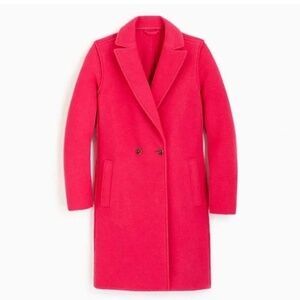 J. Crew Topcoat in Italian Boiled Wool
